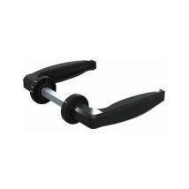 Bequille double pour serrure en zamak pour tube 40 - 50 mm carre 8