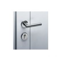 Béquille double droite angle arrondi NT93 inox