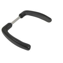 Portac – Béquille Prestige Aluminium – Carré 7 mm – Finition Noir Ral 9005 / Blanc Ral 9010 – Quincaillerie