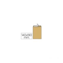 Envelope Liderpapel bag n.4 kraft wages 132x187 mm strip de silicone box de 500 pcs.