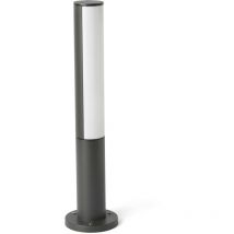 Faro Barcelona – Sockelleuchte Beret – 8W, 4000K, 350lm, IP54, Aluminium, Opal PMMA, Höhe 50cm, Durchmesser 6,5cm