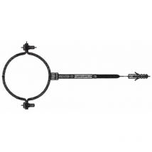 Beretta 1100129 Confezione 4 Pezzi Distanziatori per Tubo D.100, Grigio