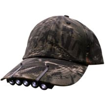 5Lights LED Cap-Light – batteriebetrieben – 5 superhelle LEDs – robuster Metallclip – für Mützen, Helme, Hüte