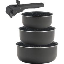 Cazos Alumino Set 3. D.16-18-20cm