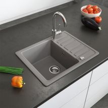 Bergstroem - Lavello , Calcestruzzo, 57.5 x 46 cm con asciugatura, Bergström