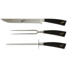 Elegance set arrosto 3 coltelli nero Berkel
