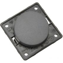 Berker - Conmutador 16AX, 250V serie integro de hager, antracita