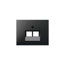 14097006 zentralstück für uae/e-dat design/telekom isdn-steckdose K.1 anthrazit, matt - Berker
