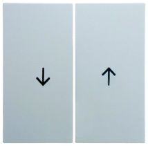 16251909 Wippen Mit Aufdruck Symbol Pfeil S.1/b.1/b.3/b.7 Glas Polarweiß, Matt - Berker