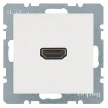 Berker Hdmi Steckdose S.1/b.3/b.7 Polarweiß Glä 3315428989