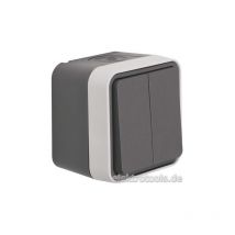 Berker - poussoir série 2 NO 50753515 AP gris clair W.1 BOUTON-POUSSOIR 4011334391173