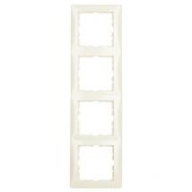 Rahmen 4fach S.1 weiß glänzend 10148982 - Berker