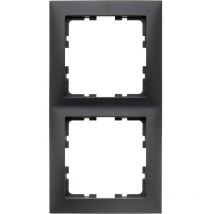 Berker - Marco para mecanismo de 2 elementos de la serie ' S1' IP20 80,5x151,5x9,5mm color antracita mate