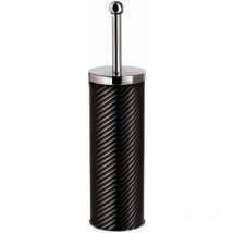 Berlinger Haus - Black Silver Brosse à Toilette Anti-Éclaboussures, Porte-Brosse wc en Acier Inox., Portable Noir / Inox