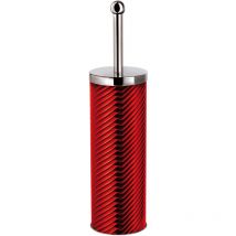 Berlinger Haus - Burgundy Brosse à Toilette Anti-Éclaboussures, Porte-Brosse wc en Acier Inox., Portable Rouge / Acier inoxydable