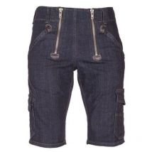 Bermuda largeot denim stretch homme Volkmar FHB 22635 - Bleu foncé - 38 - Bleu foncé