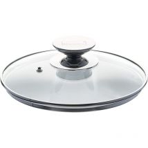 Coperchio Bombato Bordo Inox Vario 20 cm, Vetro Temperato - Berndes