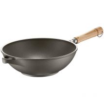 Veggy Wok 28cm, Alluminio Pressofuso, Nero, 28 cm, Induction - Berndes