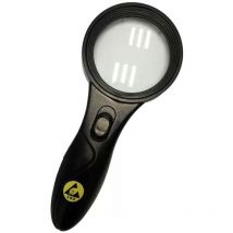 2-298 Handlupe Vergrößerungsfaktor: 5 x Linsengröße: (ø) 62 mm Sch - Bernstein Tools For Electronics