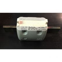 3055 - Fusible edf hrc 200A 115mm distancia entre centros - blanco, blanca - Beromet