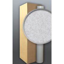 Edem - 80377BR60 1 Kart 5 Rollen Decken Wand Renovier-Vlies-Tapete feine struktur überstreichbar 132 qm