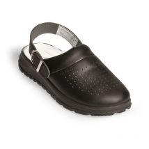 Berufsschuhe Clog 87030 Active Abeba schwarz perforiert mit Schnalle Gr. 39