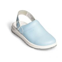 Berufsschuhe Clog Active 87081 Abeba blau mit Schnalle Gr. 39
