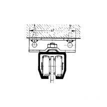 Beschlägegarnitur Helm 75 1-flügelig ohne Laufschiene Helm 75