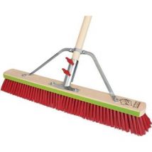 Peggy Perfect - Besen lm Bulldozer Elastonborsten, Holz Länge 600 mm mit Stielhalter
