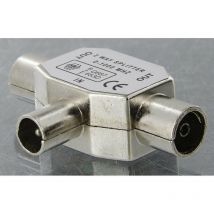 Repartiteur tv blindé ø 9,52 mm 1 male/2 femelles