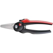 Erdi – D47-2 – Combi-Schere gerade – Klingenmaterial: rostfreier Edelstahl – Gesamtlänge: 140 mm – Schnittlänge: 32 mm – Gewicht: 50 g
