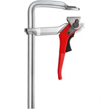 BESSEY Hebelzwinge 600 mm – Spannkraft bis zu 7500 N – 5 Stück – Werkzeug für Innenausbau, Metallbau, DIY-Projekte