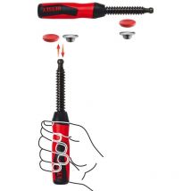 Poignée bi-matière 2K et rotule amovible en acier avec protections
