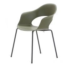 Stapelsessel Luna ca. 56x58x78 cm versch. Farben anthrazit/grün - Best Freizeitmöbel