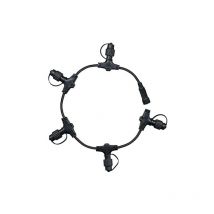 490-21 system 24 led câble de répartition anneau souple env. ø 55 cm 5 connexions - Best Season