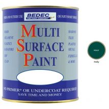 Multi Surface Paint - Satin - Holly - 750ml - Bedec