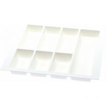 Besteckeinsatz Classico kürzbar 490x490x50,5mm, Kunststoff weiß - Agoform