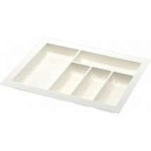 Besteckeinsatz Classico kürzbar 440x540x50,5mm, Kunststoff weiß - Agoform