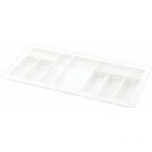 Besteckeinsatz Classico kürzbar 440x840x50,5mm, Kunststoff weiß - Agoform