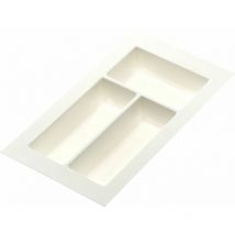 Besteckeinsatz Classico kürzbar 440x240x50,5mm, Kunststoff weiß - Agoform