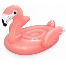 Bestway - Flamant Rose Gonflable avec Poignées 138x107 cm +3 Ans Plage Piscine 41525