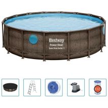 Bestway - Set Piscina Power Steel 488x122 cm