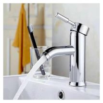 Volavo - Robinet de salle de bain, robinet de lavabo blanc, robinet de haute qualité,salle de bain robinet, résistant à l'usure, adapté pour un