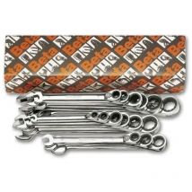 142/S17 Jeu de clés mixtes à cliquet réversible 17 pcs. - Beta