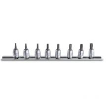 900TX/SB8 Jeu de douilles Torx 1/4' chromées 8 pcs. - Beta