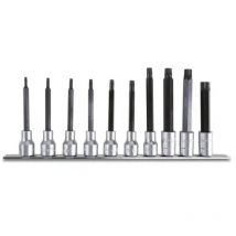 920TX-L/SB10 Jeu de clés à douilles 1/2' Torx mâle long 10 pcs. - Beta