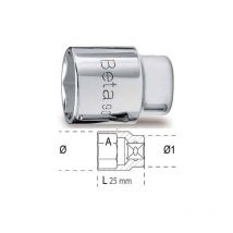 Douille 6 pans 1/4' - 900 - x 1 - 25 mm - 1/4'' - 8 mm - 6 pans - Beta