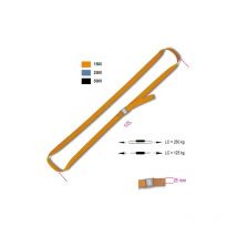 Beta pas mocujący ze sprzączką zaciskającą, zamknięty, z polipropylenu 250kg 2,5m 25mm