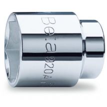 Beta Steckschlüssel 920A – 1/2" Innenvierkant – Chrom-Sechskant – Hochwertiger Stahl – Korrosionsschutzverchromung