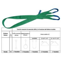 Robur - Beta 081530050-8153 5-T2-Eslingas Elevación Verde